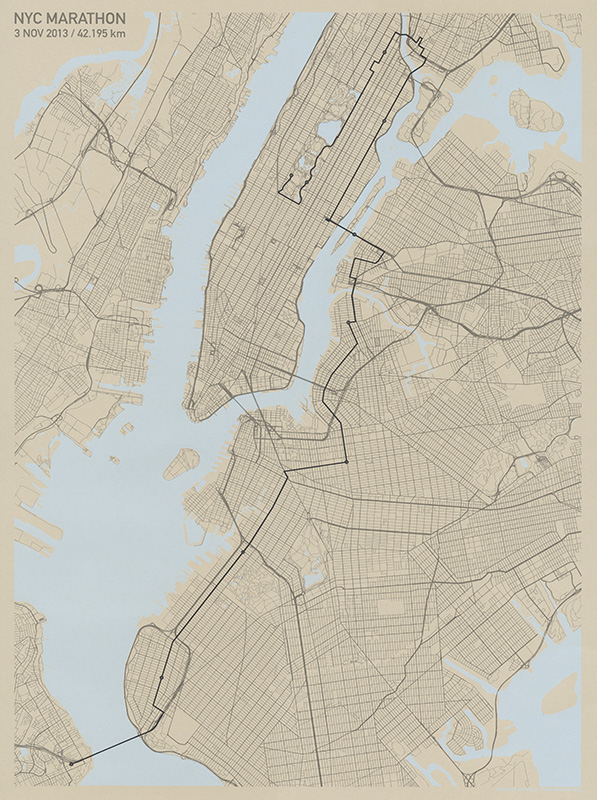 NYC Marathon Map